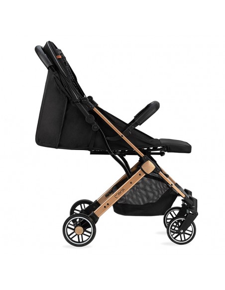 Sportovní kočárek MoMi ESTELLE černý se zlatým rámem