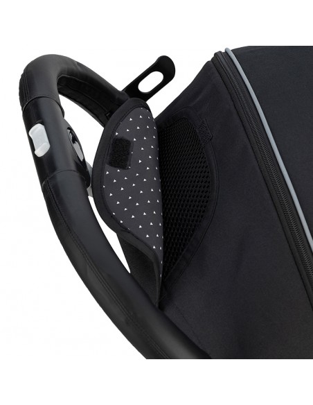 Sportovní kočárek MoMi ESTELLE černý se zlatým rámem