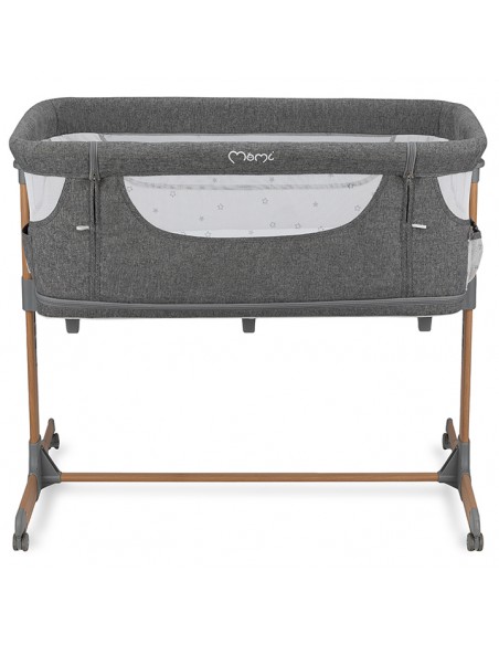 Postýlka MoMi SMART BED 3v1 šedá