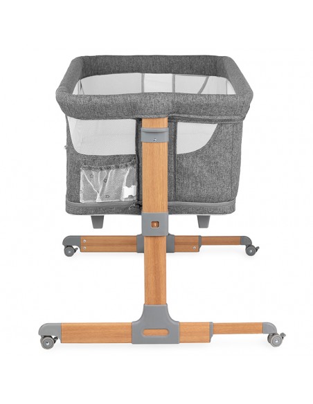 Postýlka MoMi SMART BED 3v1 šedá