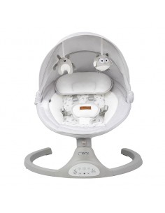 Elektrické houpátko MoMi KENANI světle šedá 2