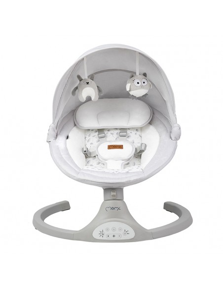 Elektrické houpátko MoMi KENANI světle šedá