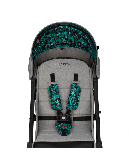 Sportovní kočárek MoMi ESTELLE DAKAR šedý DŽUNGLE