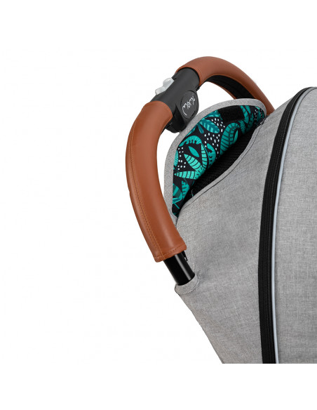 Sportovní kočárek MoMi ESTELLE DAKAR šedý DŽUNGLE