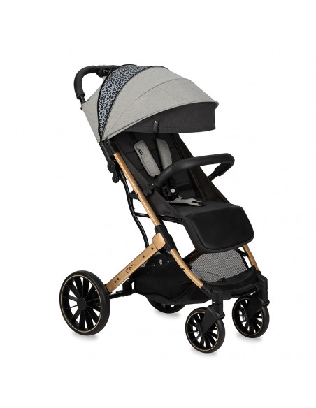 Sportovní kočárek MoMi ESTELLE DAKAR šedý LEOPARD