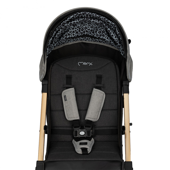 Sportovní kočárek MoMi ESTELLE DAKAR šedý LEOPARD