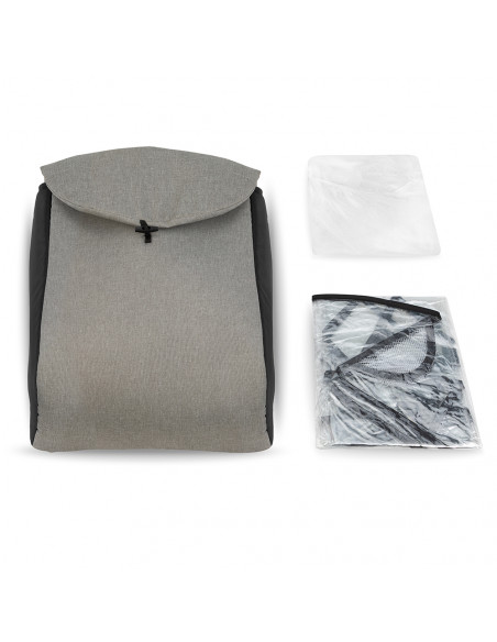 Sportovní kočárek MoMi ESTELLE DAKAR šedý LEOPARD