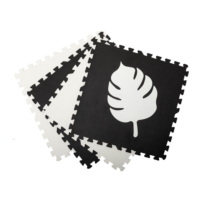 Hrací podložka pěnové puzzle MoMi FELI černé