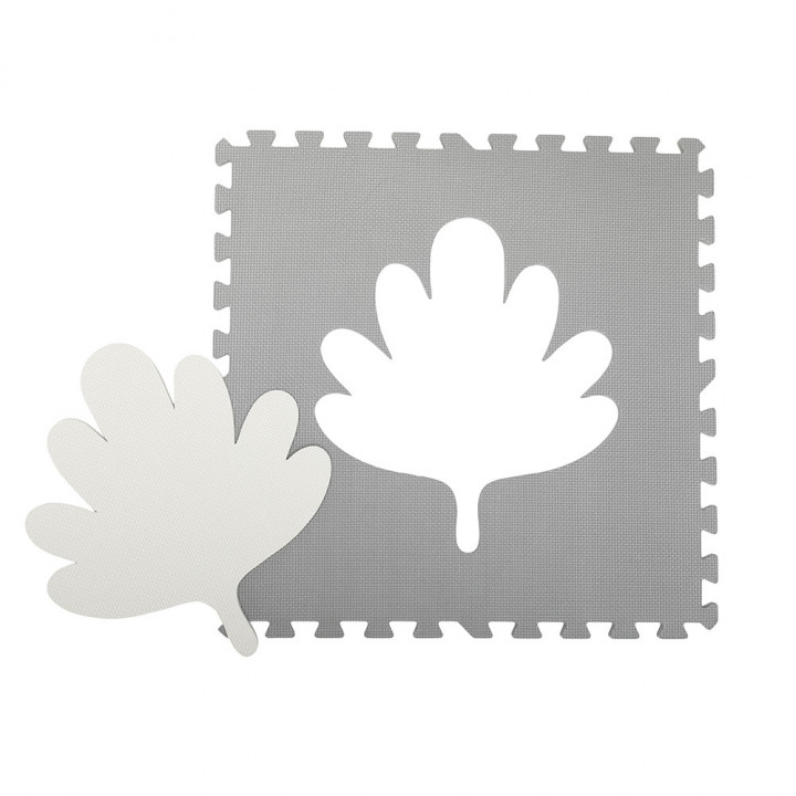 Hrací podložka pěnové puzzle MoMi FELI šedé