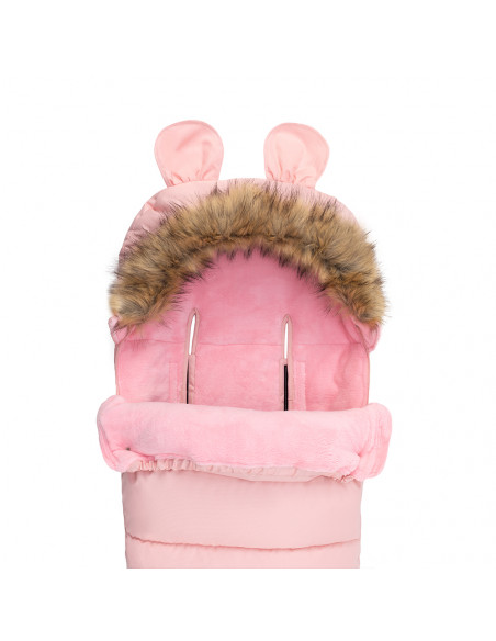 Zimní fusak MoMi COZY růžový