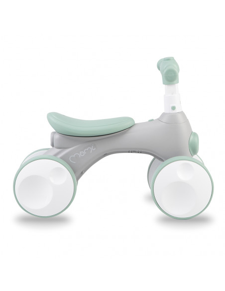 Odrážedlo MoMi TOBIS s bublinami šedé