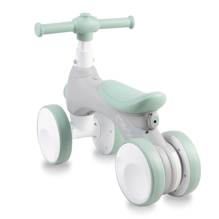 Odrážedlo MoMi TOBIS s bublinami šedé