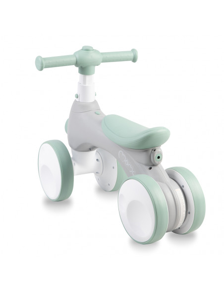 Odrážedlo MoMi TOBIS s bublinami šedé