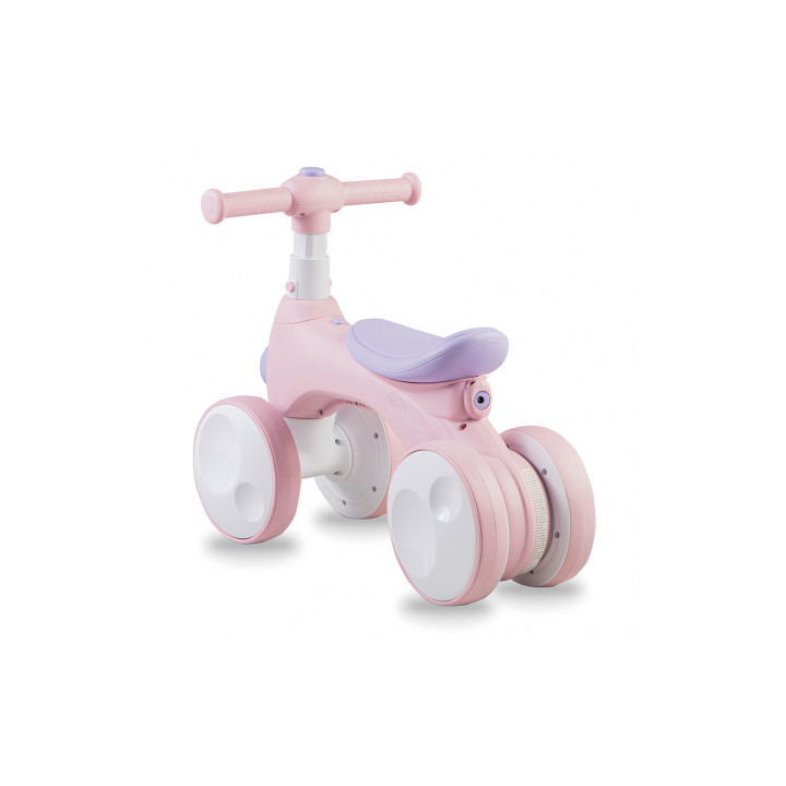 Odrážedlo MoMi TOBIS s bublinami růžové