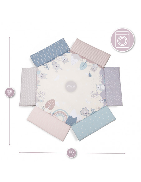 Hrací deka MoMi PASTEL