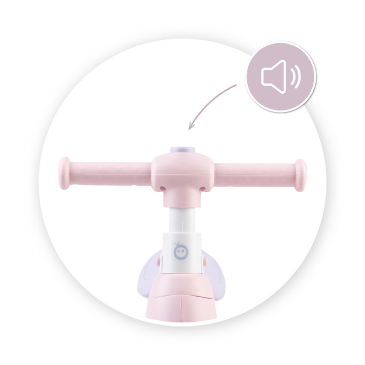 Odrážedlo MoMi TOBIS s bublinami růžové