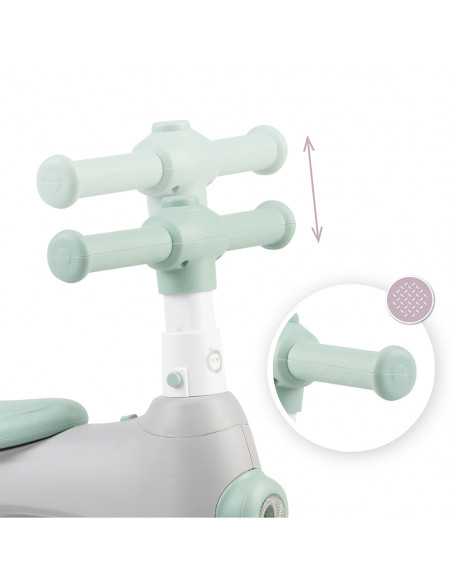 Odrážedlo MoMi TOBIS s bublinami šedé