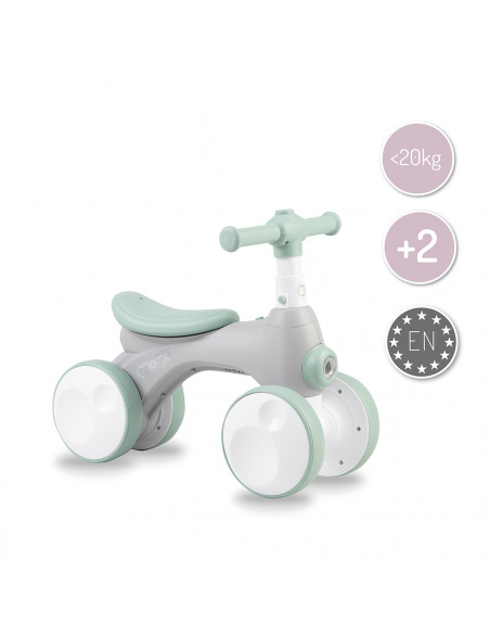 Odrážedlo MoMi TOBIS s bublinami šedé