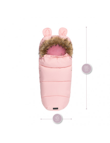 Zimní fusak MoMi COZY růžový