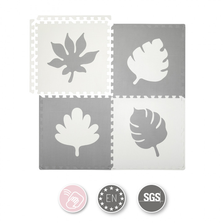 Hrací podložka pěnové puzzle MoMi FELI šedé