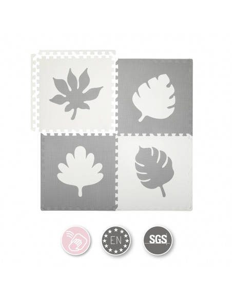 Hrací podložka pěnové puzzle MoMi FELI šedé