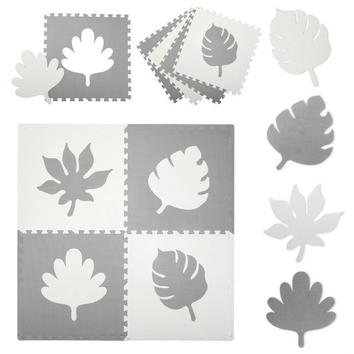 Hrací podložka pěnové puzzle MoMi FELI šedé