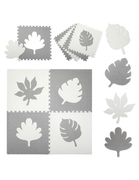 Hrací podložka pěnové puzzle MoMi FELI šedé