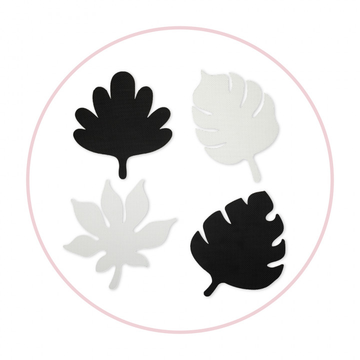 Hrací podložka pěnové puzzle MoMi FELI černé