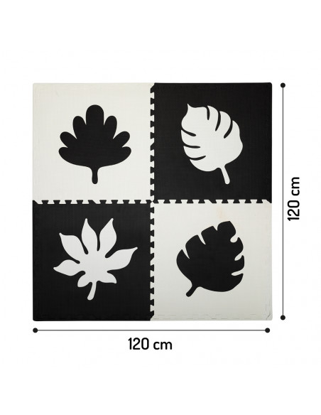 Hrací podložka pěnové puzzle MoMi FELI černé