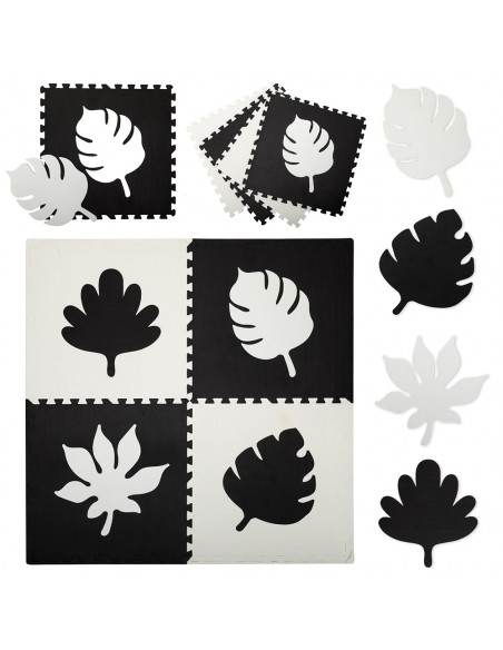 Hrací podložka pěnové puzzle MoMi FELI černé