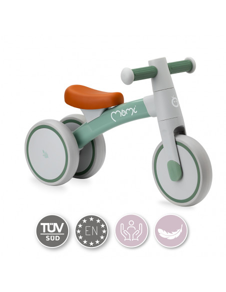 Odrážedlo MoMi TEDI mini zelené