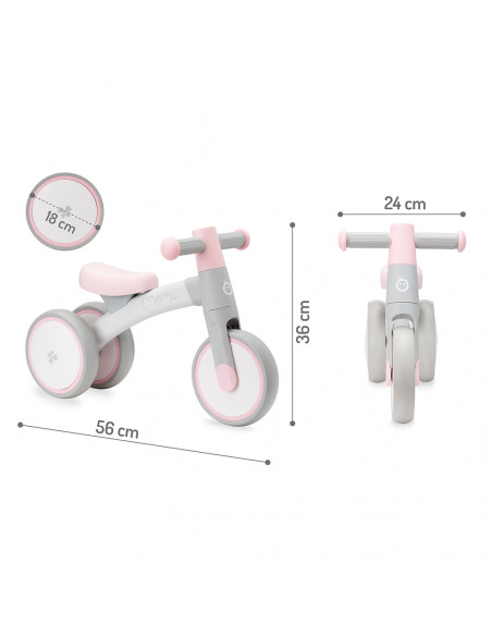 Odrážedlo MoMi TEDI mini růžové