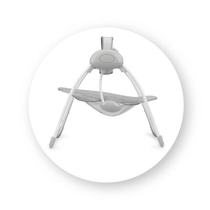 Houpací lehátko s melodiemi MoMi LISS medvěd modrý