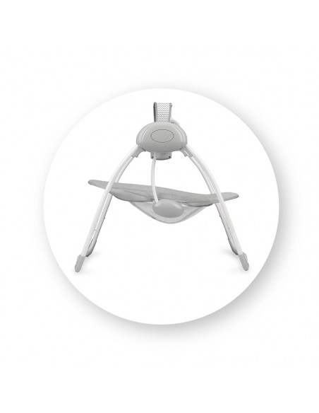 Houpací lehátko s melodiemi MoMi LISS medvěd modrý