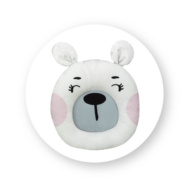 Houpací lehátko s melodiemi MoMi LISS medvěd růžový