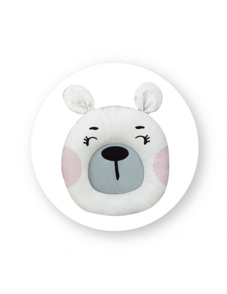 Houpací lehátko s melodiemi MoMi LISS medvěd růžový