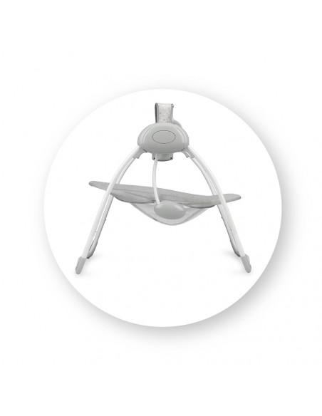 Houpací lehátko s melodiemi MoMi LISS medvěd růžový