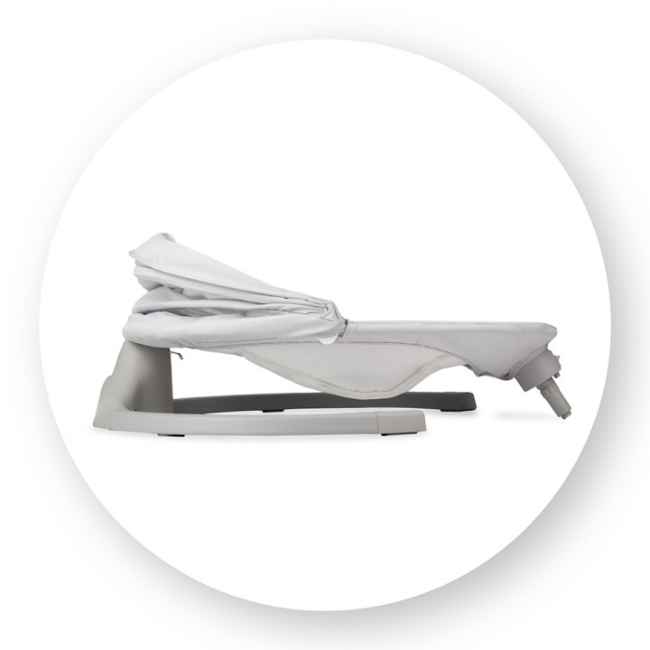 Elektrické houpátko MoMi KENANI světle šedá