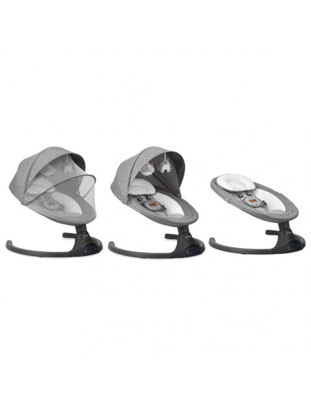 Elektrické houpátko MoMi KENANI tmavě šedá