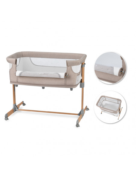 Postýlka MoMi SMART BED 3v1 béžová