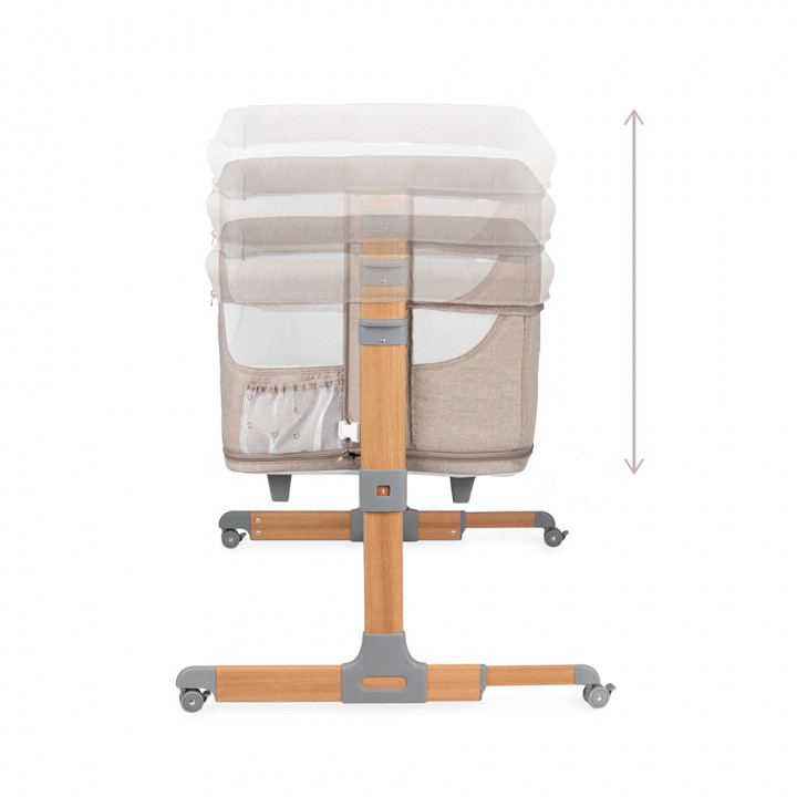 Postýlka MoMi SMART BED 3v1 béžová