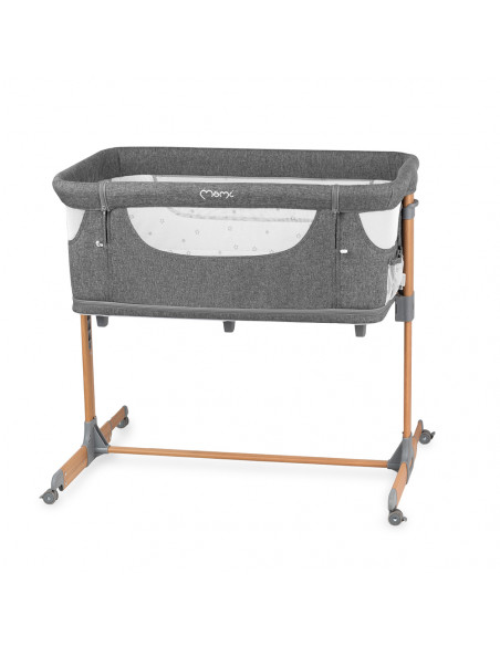 Postýlka MoMi SMART BED 3v1 šedá