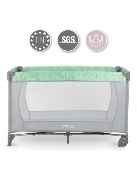 Cestovní postýlka MoMi BELOVE zelená