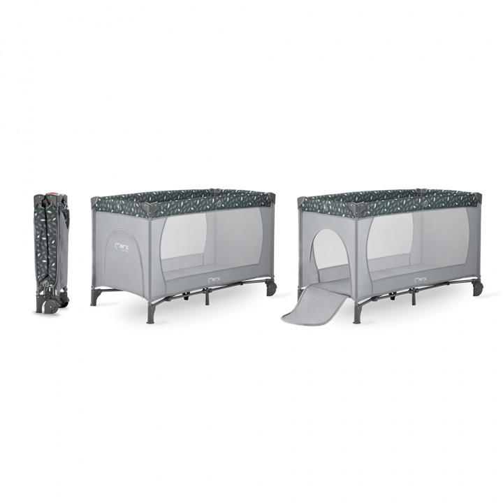 Cestovní postýlka MoMi BELOVE šedá