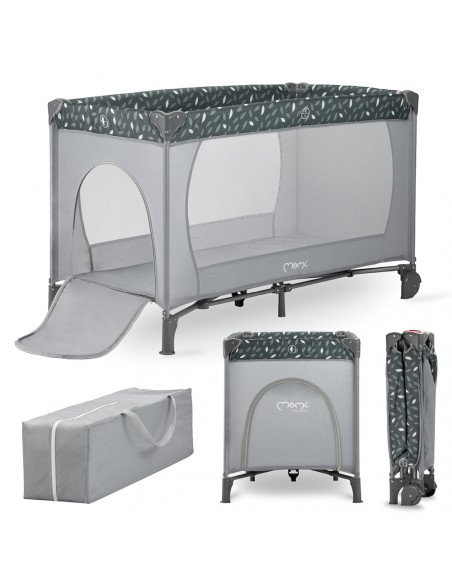 Cestovní postýlka MoMi BELOVE šedá