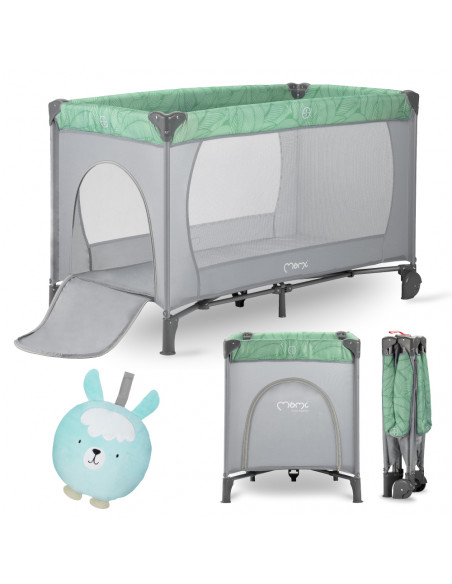 Cestovní postýlka MoMi BELOVE zelená