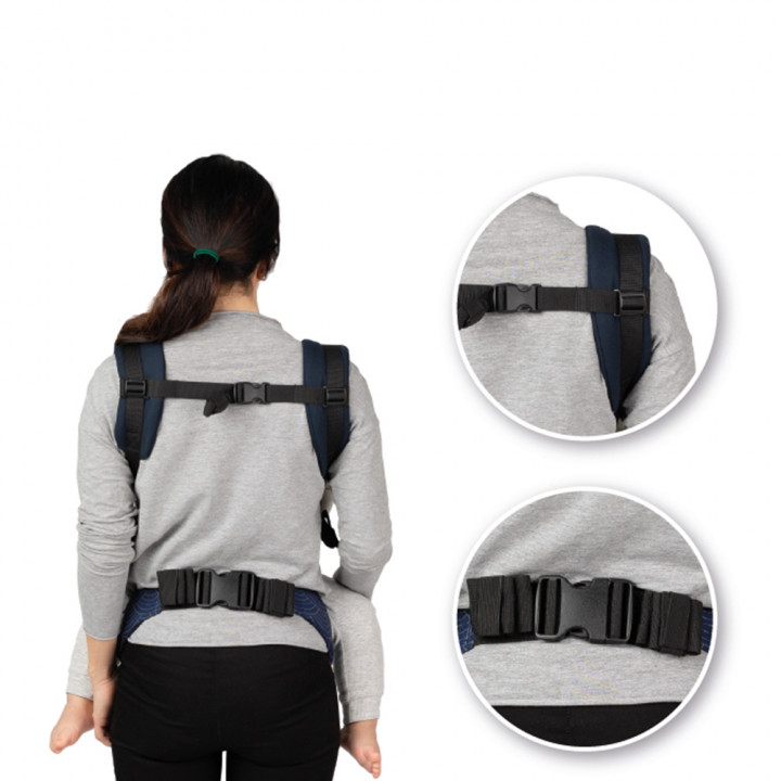 Ergonomické nosítko MoMi COLLET modré