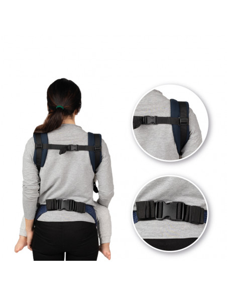 Ergonomické nosítko MoMi COLLET modré