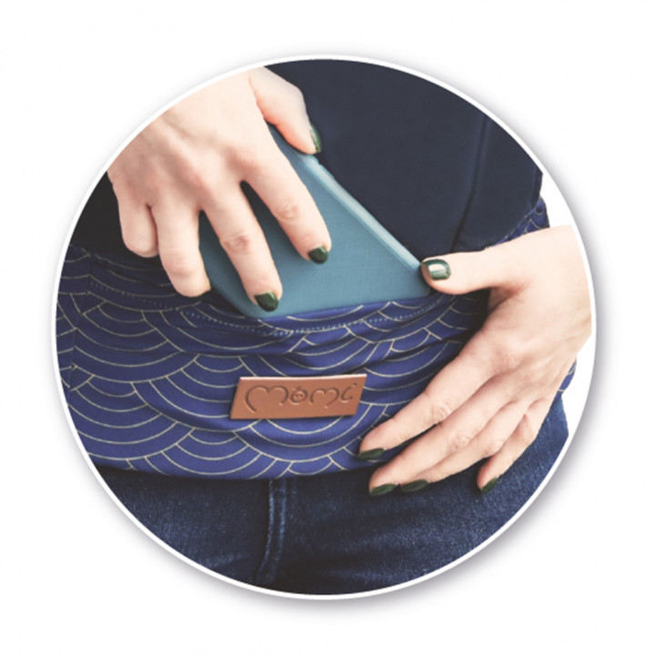 Ergonomické nosítko MoMi COLLET modré