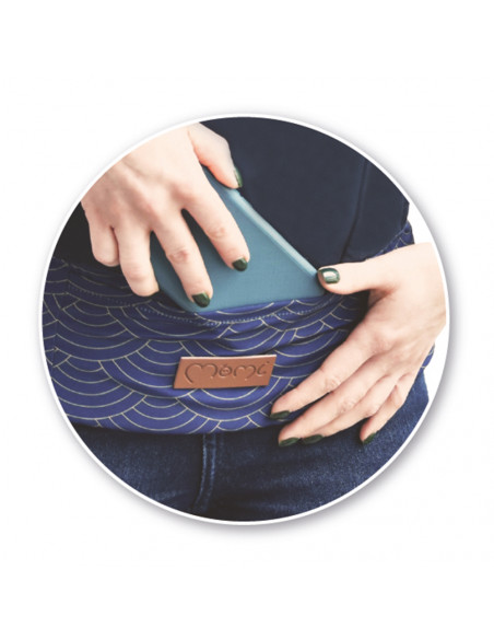 Ergonomické nosítko MoMi COLLET modré